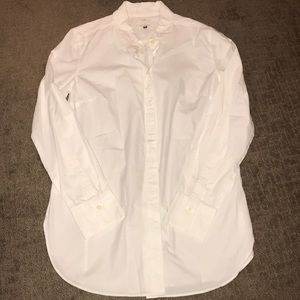 Ann Taylor Loft Button-up White Shirt
